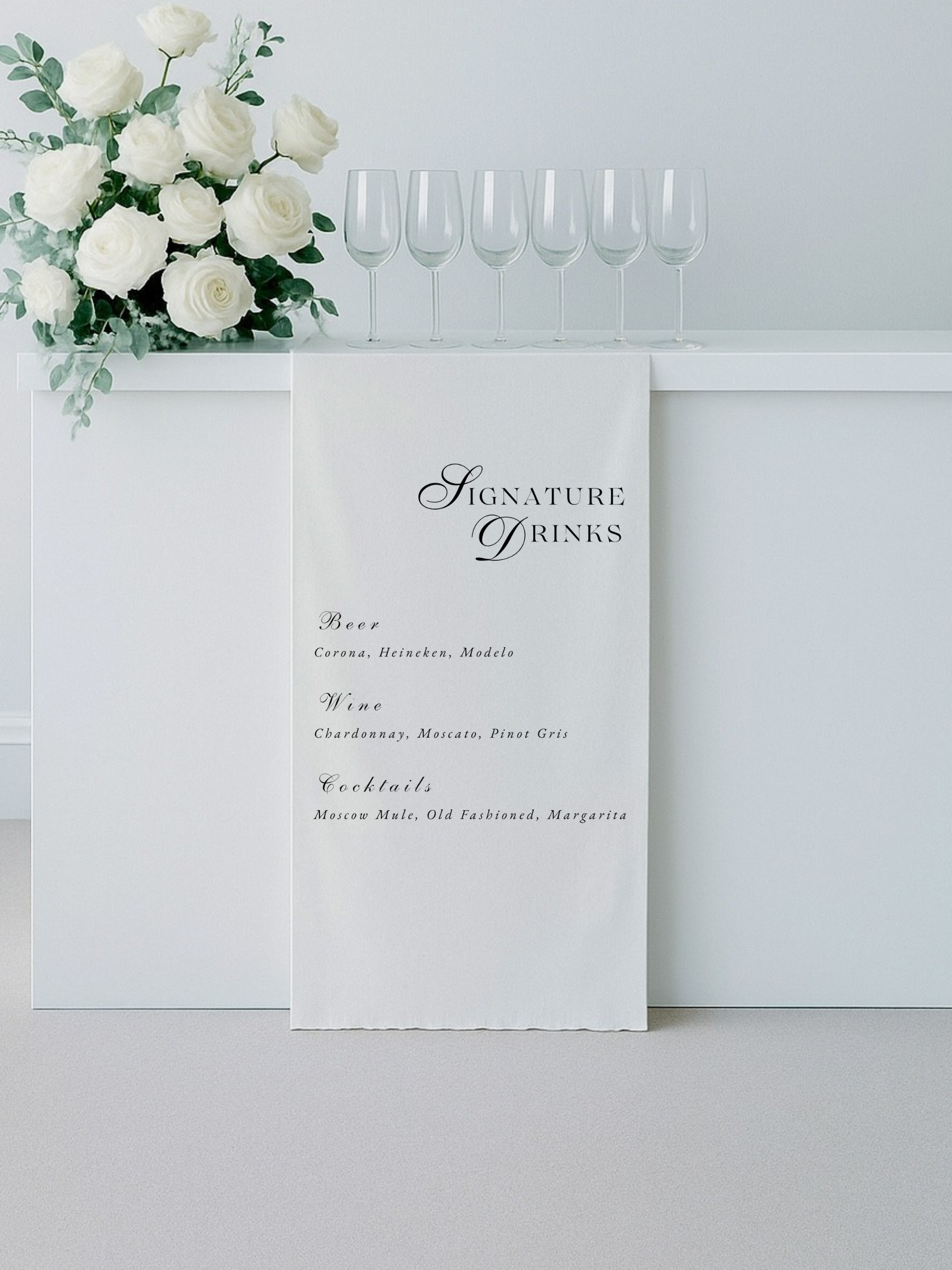 Sophia | Linen Bar Sign II